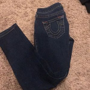 True religion blue skinny jean